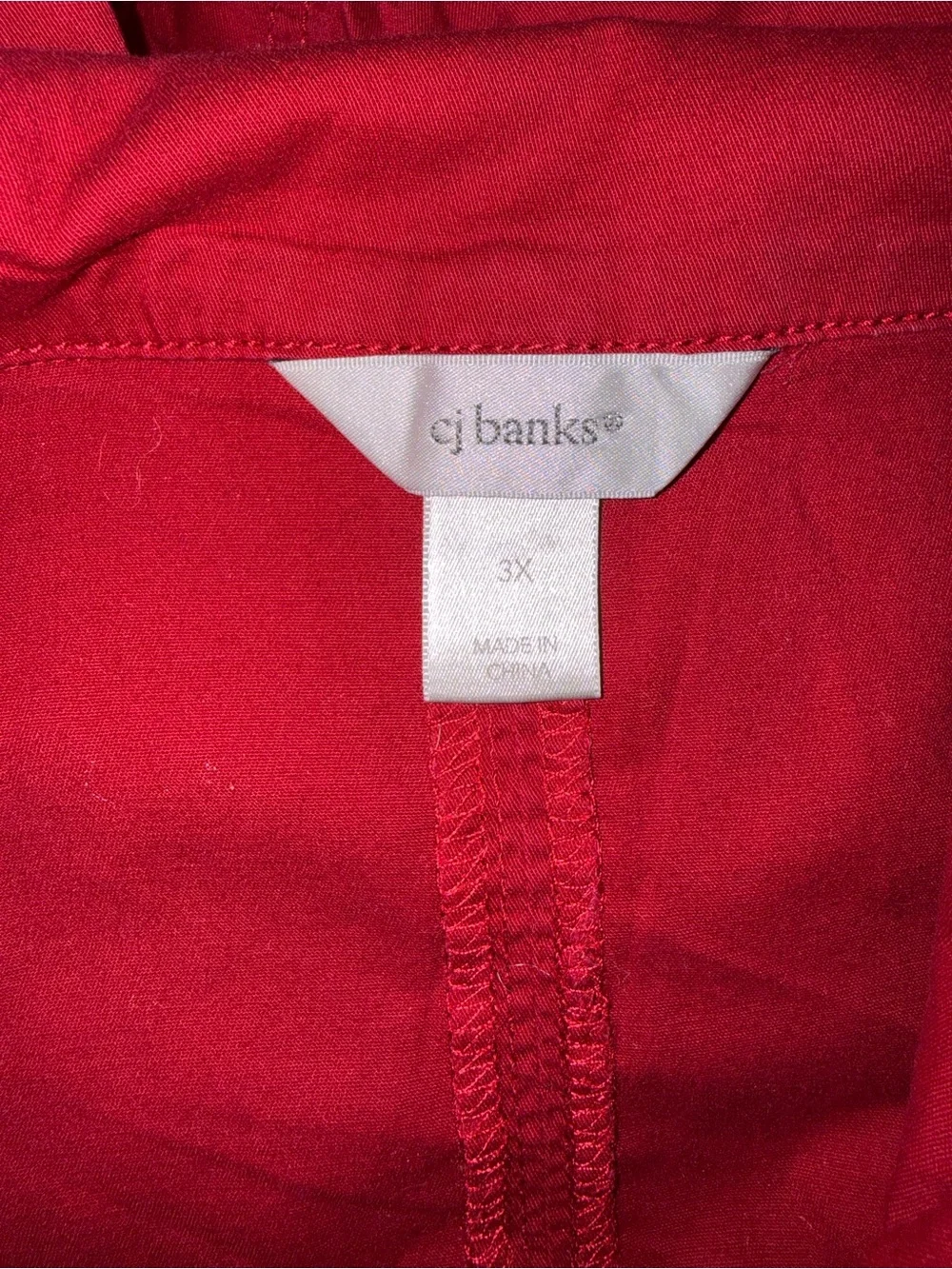 CJ Banks bold red